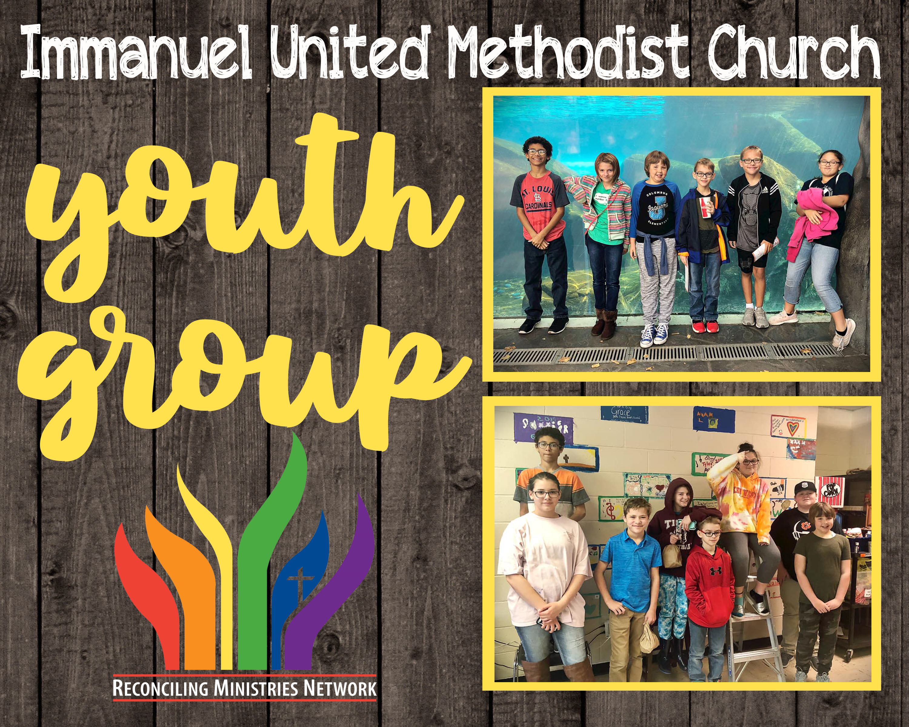 Youth Group Website Page